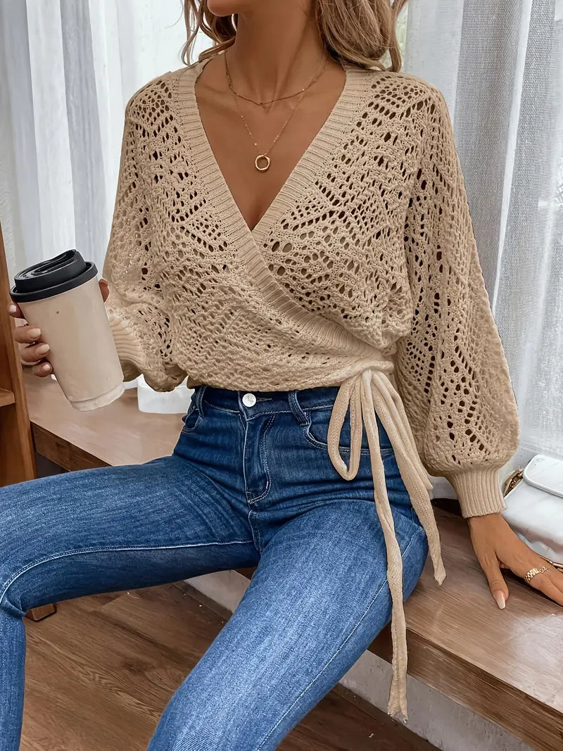 Pull d'été Léger en col V - Haut Femme
