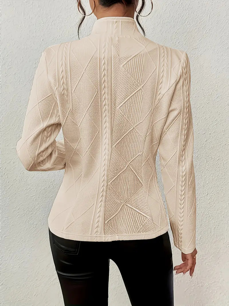 Veste d'été Texturée Élégante - Cardigan Femme