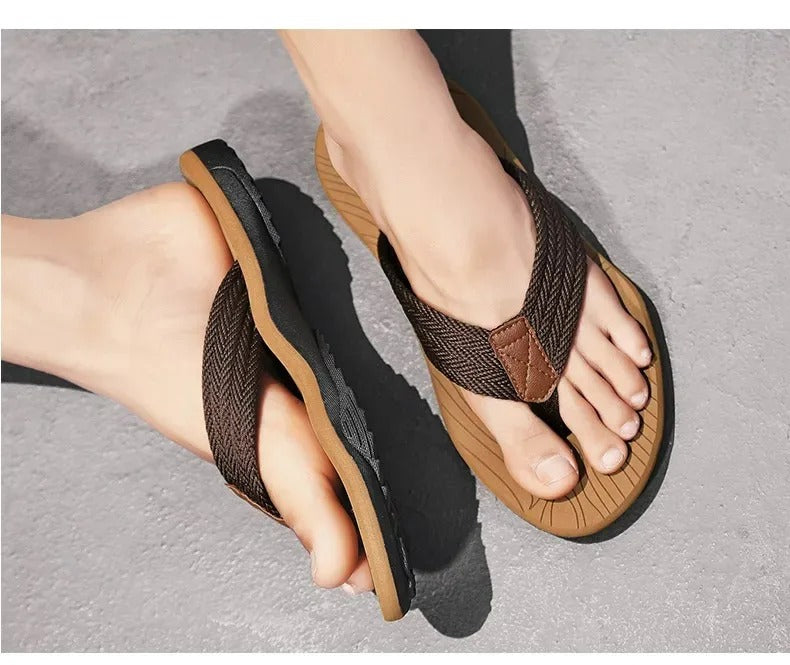 Tongs d'Été pour Homme - Sandales Antidérapantes Plage et Loisirs