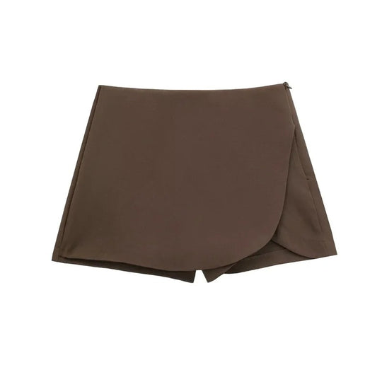 Mini-Jupe Short d'Été Taille Haute Femme