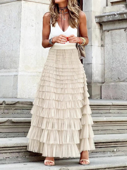 Jupe Longue d'Été Tulle Femme