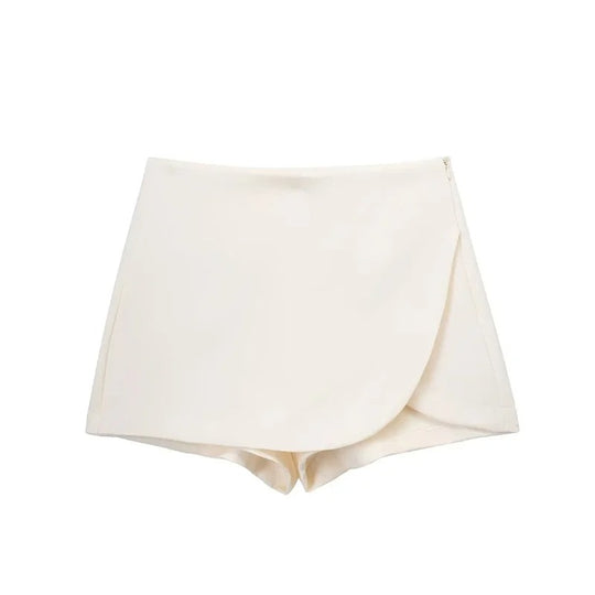 Mini-Jupe Short d'Été Taille Haute Femme