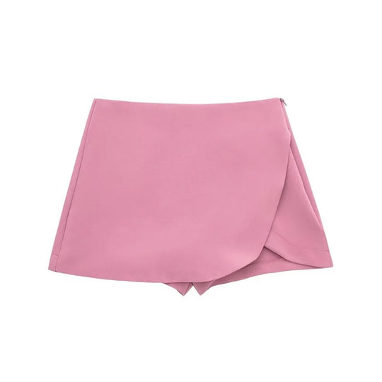 Mini-Jupe Short d'Été Taille Haute Femme