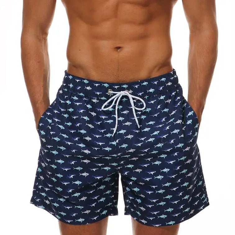 Shorts de Bain d'Été Plage Imprimés Homme
