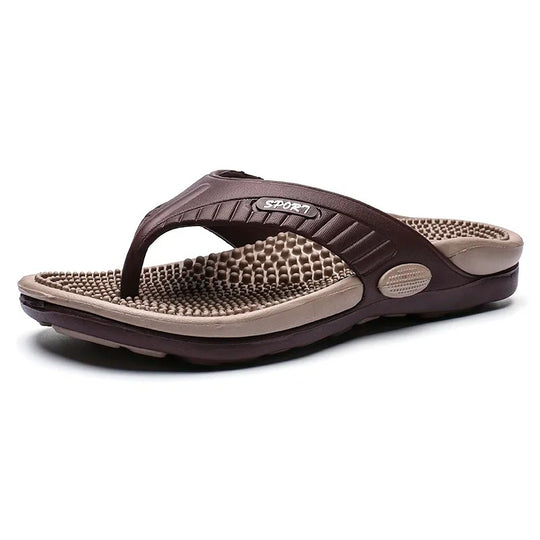 Tongs de Massage Orthopédique pour Homme - Été Plage