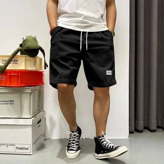 Short en Velours Côtelé pour Homme – Bermuda d'Été