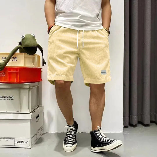 Short en Velours Côtelé pour Homme – Bermuda d'Été