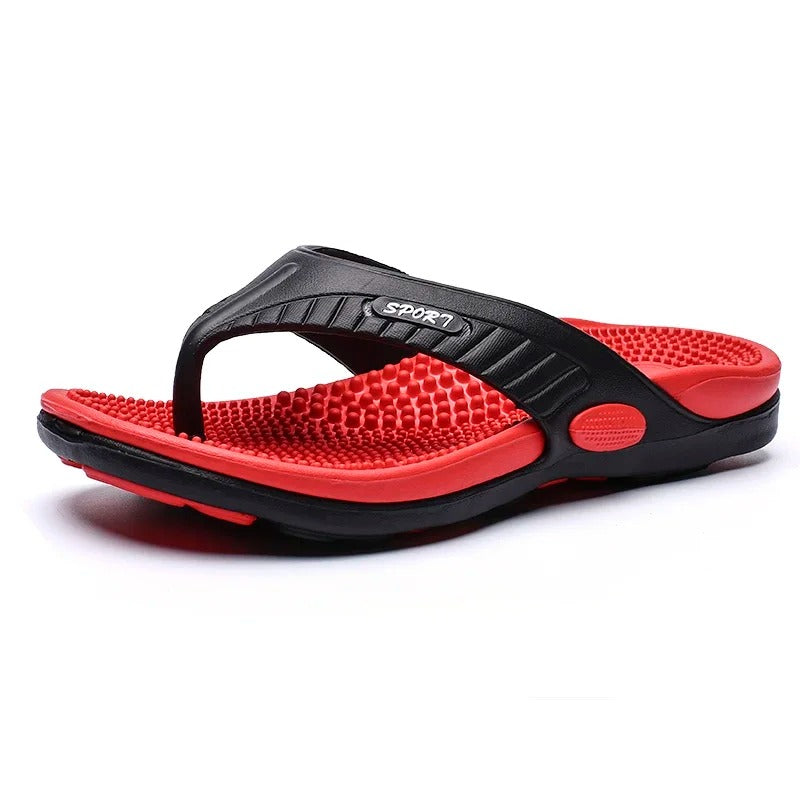 Tongs de Massage Orthopédique pour Homme - Été Plage