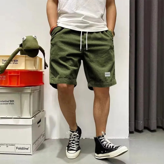 Short en Velours Côtelé pour Homme – Bermuda d'Été